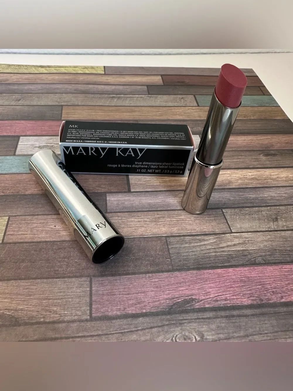 Mary Kay True Dimension Lipstick Sheer Sparkling Rose NIB